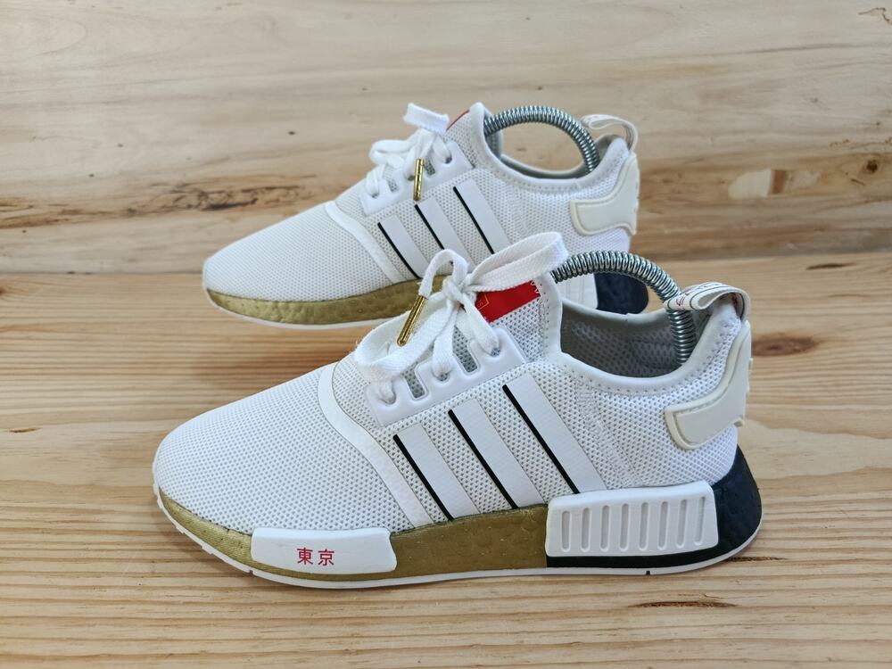 Adidas NMD R1 Tokyo Gold White Sneakers Sz 7 US Mens 8.5 Womens Shoes FY6628
